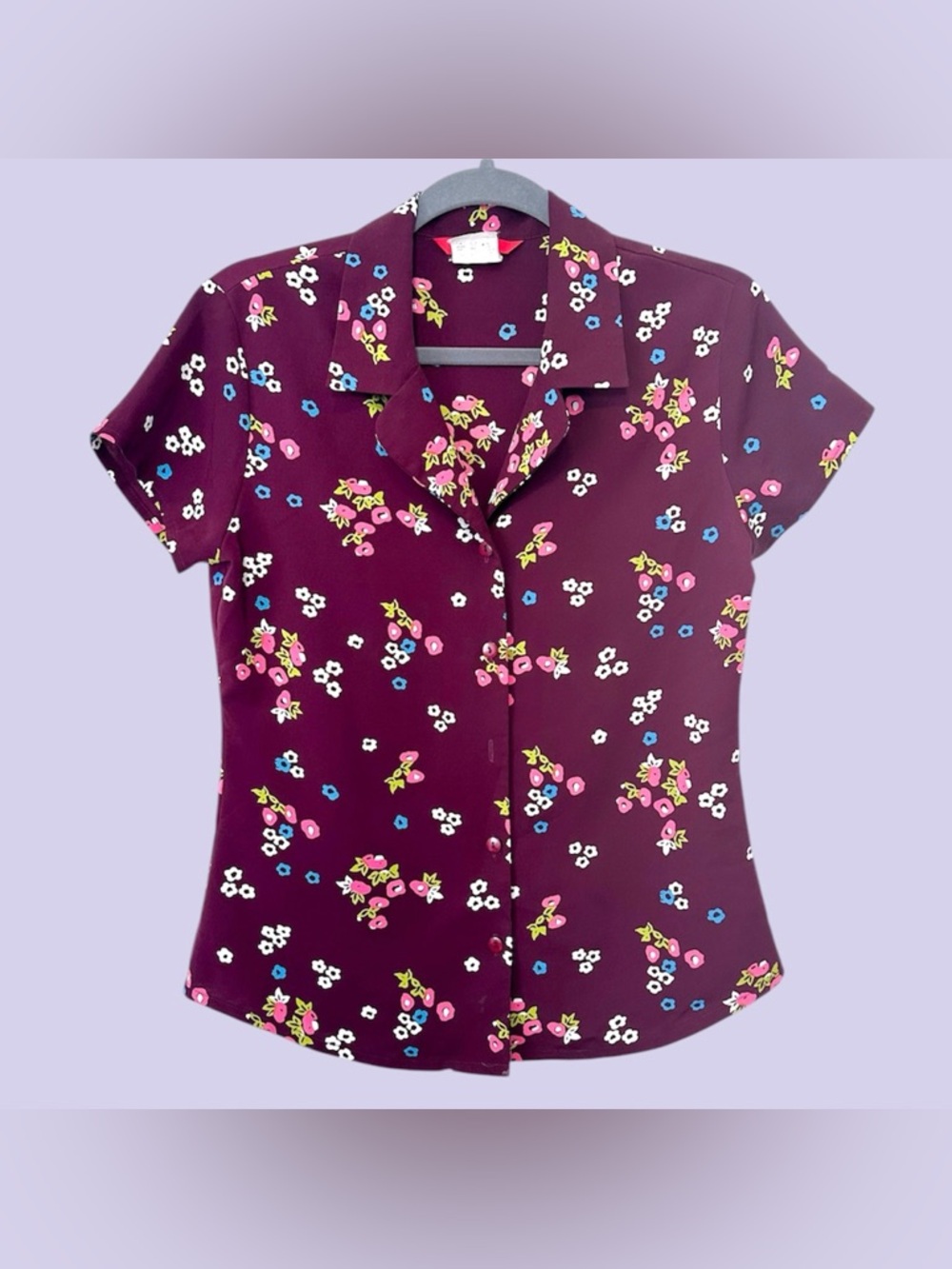 Esprit Y2K slim floral button down